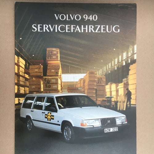 VOLVO Försäljningsbroschyr 945 Servicebil