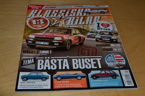KLASSISKA BILAR NR 4 2017. FIAT DINO, NSU PRINZ, CITROËN 2CV ,M.M