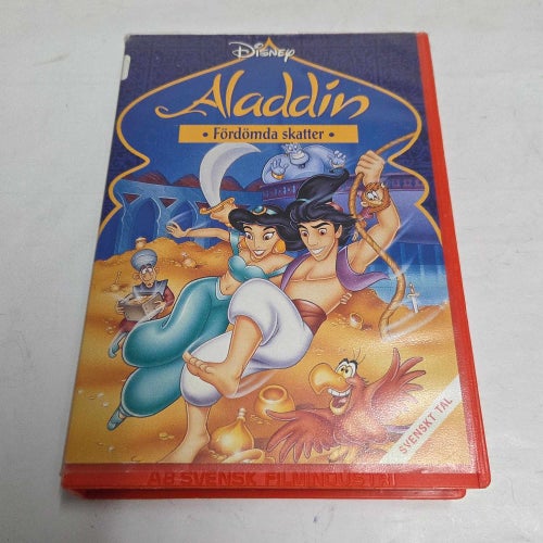 Aladdin - Fördömda skatter VHS film hyr