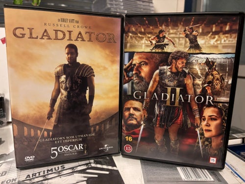 Gladiator 1 & 2 DVD