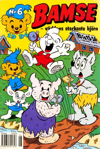 Bamse – världens starkaste björn Serietidning 1994 nr 6 (Oläst arkivex)