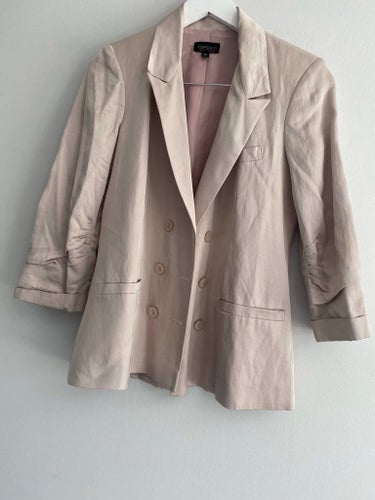 TOPSHOP fin lätt linnejacket storlek 42. Ny/Oanvänt