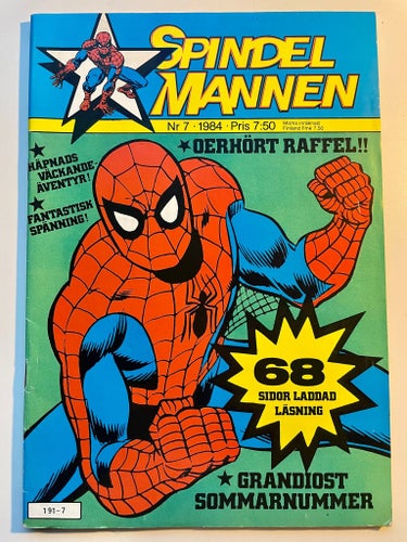 Spindelmannen Nr 7 1984
