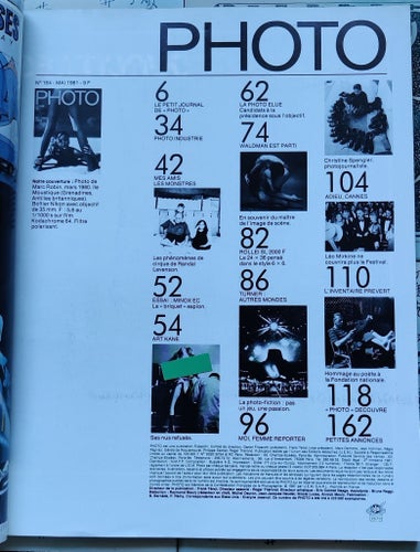 Vintage PHOTO Magazine N° 164 (Maj 1981) Art Kane Pete Turner Christine Spengler