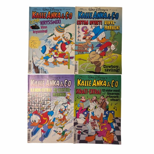 Kalle Anka & Co Serietidningar - 12 st 1990
