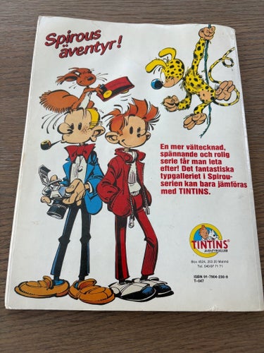 Familjen Marsupilami / Spirous äventyr seriemagasin från 1988