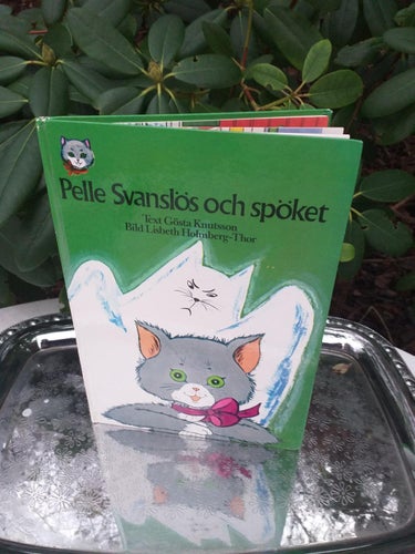 Pelle Svanslös och spöket barnbok Gösta Knutsson 1984 Fint skick