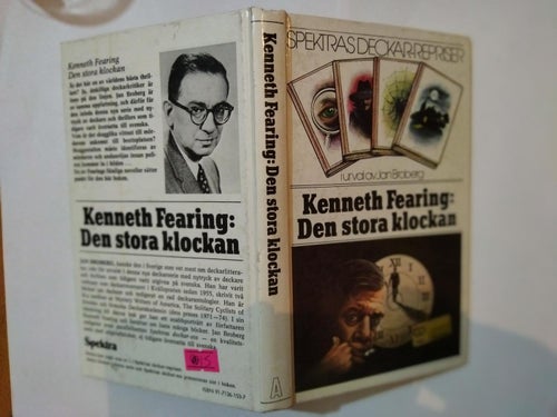 Den stora klockan av Kenneth Fearing. Very Good +