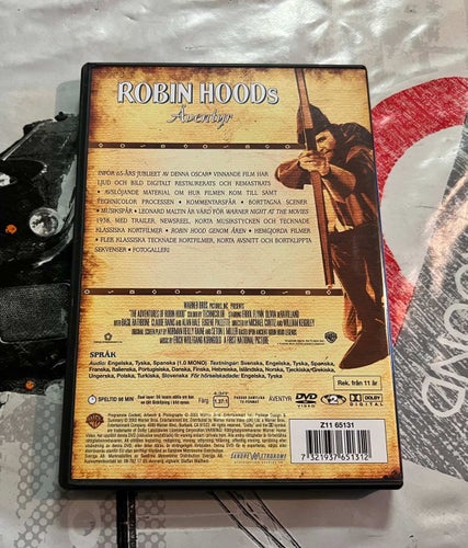 ROBIN HOODS ÄVENTYR (1938) SVENSK SPECIALUTGÅVA 2 DVD I MKT FINT SKICK! SVÅR