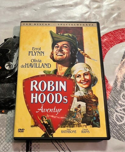 ROBIN HOODS ÄVENTYR (1938) SVENSK SPECIALUTGÅVA 2 DVD I MKT FINT SKICK! SVÅR
