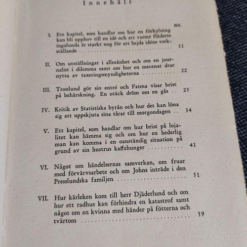 Hönshjärnor och Rovfiskar - Du milde! av Bitte Elmquist 1941 humor