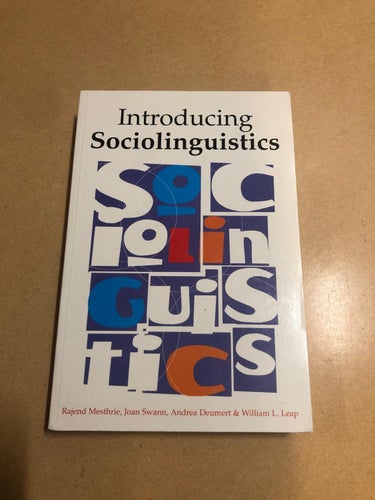 Introducing sociolinguistics / Mesthrie, Rajend