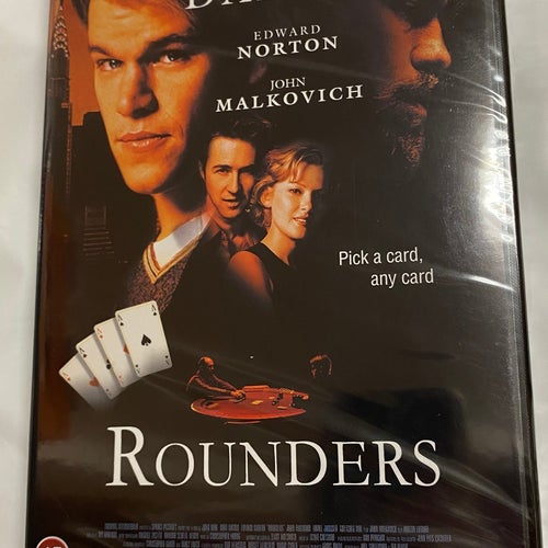 DVD Rounders Matt Damon Edward Norton INPLASTAD