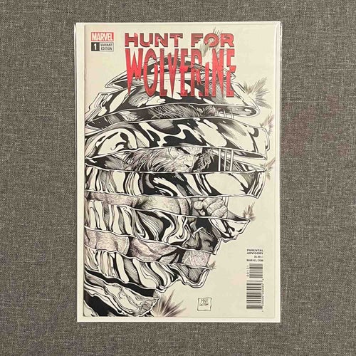 Hunt for Wolverine #1 (2018)(B&W Variant Cover)