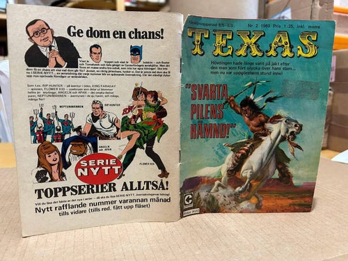 Texas 1969 nr 2 Svarta Pilens hämnd, Very good