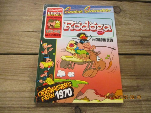 Samlade Serierariteter Rödöga Originalstrips från 1970
