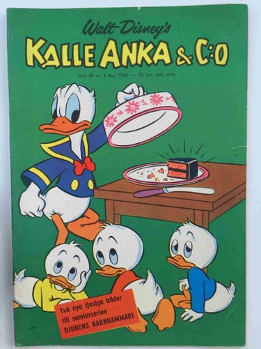 Kalle Anka - 1961:49 FN-VF med samlarbild