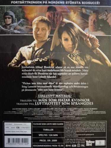 Flickan som lekte med elden - DVD Ny/Inplastad
