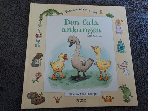 Bok Den fula ankungen 20 cm x 20 cm