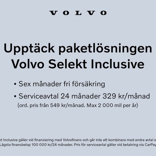 Volvo XC60 T6 Plus Dark Nordic Edition