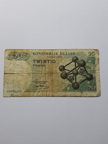 Belgisk Sedel - 20 Francs