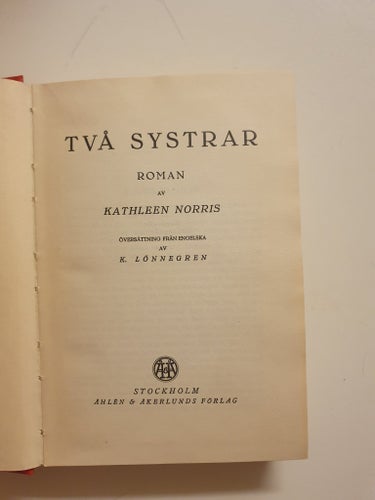 Två Systrar- Kathleen Norris