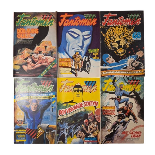Fantomen Serietidningar - 12 st 1983-1984