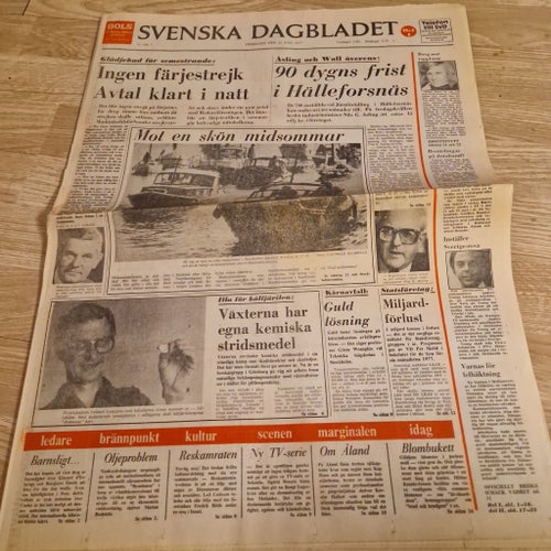 Svenska Dagbladet från 1977