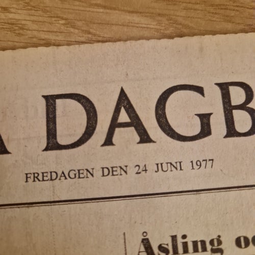 Svenska Dagbladet från 1977