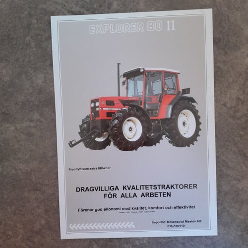 Broschyr SAME Traktor EXPLORER 80 II