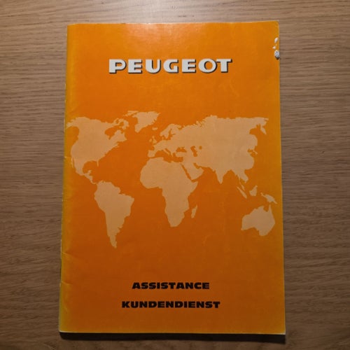 Peugeot Assistance Kundendienst 1978