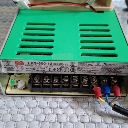 Mean Well LRS-600-12 med Noctua NF-A12x25 G2 PWM