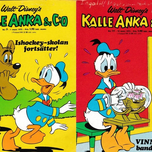 Kalle Anka & Co Nr 9 & 11 (1973)