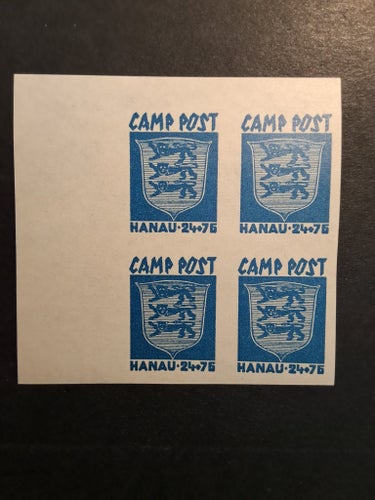 Tyskland! CAMP POST HANAU 24+76** otandat 4-block!