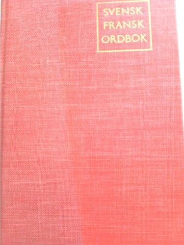 Svensk-fransk ordbok