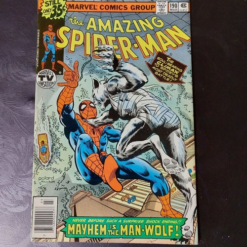 Marvel Comics The Amazing Spider-Man 1979 #190 MAR VF BEG PRIS 395ä FRAKT 79