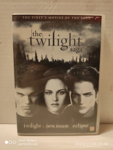 The Twilight Saga / 3x Filmer *Robert Pattinson* - DVD