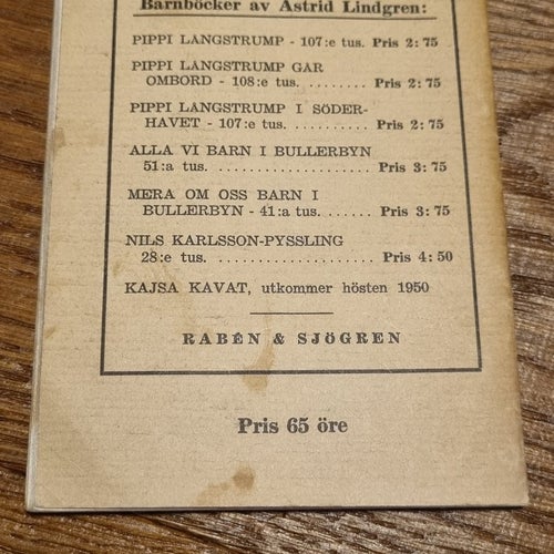 Pippi Långstrumps Liv och Leverne-50 - Teaterpjäs för barn av Astrid Lindgren