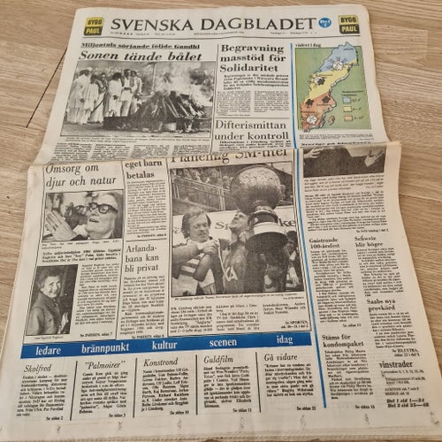Svenska Dagbladet Söndagen den 4 November 1984