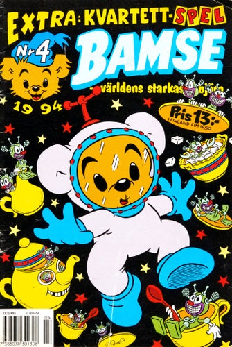 Bamse – världens starkaste björn Serietidning 1994 nr 4 (Oläst arkivex)