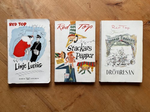 Red Top: Linje Lustig, Stackars Pappor, Drömresan, Lennart Nyblom kåserier Retro