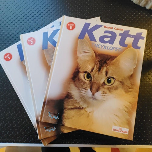 Katt böcker 3 st