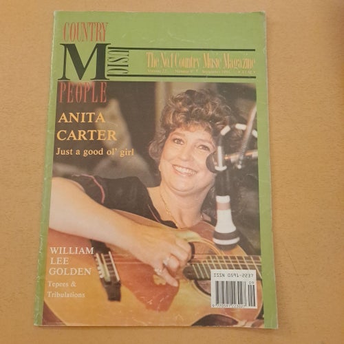 Tidningen Country Music People med Anita Carter
