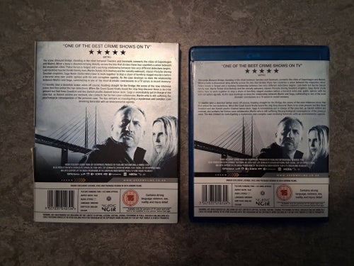 The Bridge (Bron) Säsong 1 och 2 (Blu-ray) I jättefint skick