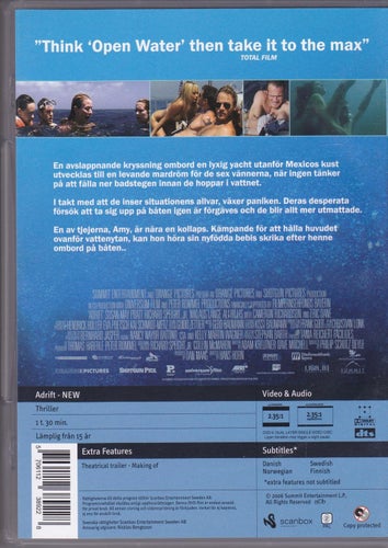 DVD / Adrift / Verklighetsbaserad / Susan May Pratt / Fint skick