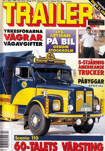 Trailer 1992-4 Volvo FL6.Truck Race.Scania LS 110 Super 1970
