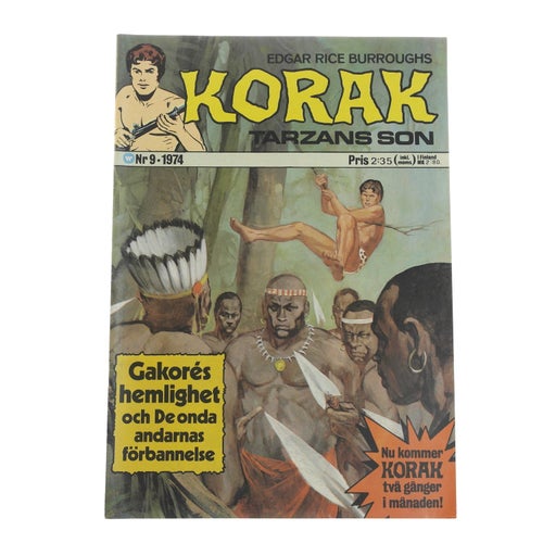 Korak : Tarzans son - 1974 - NR 9 - Gakorés hemlighet