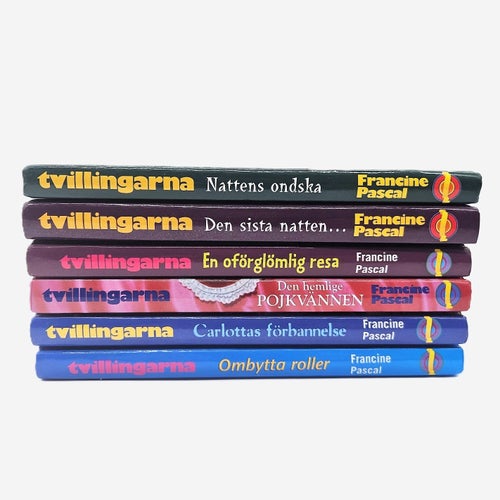 Tvillingarna - 6 böcker - Francine Pascal