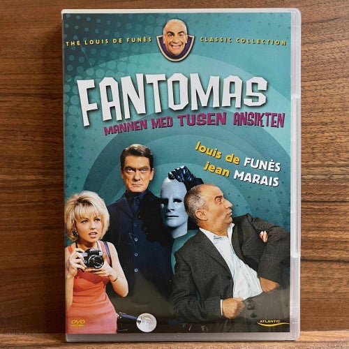 Fantomas - Mannen med tusen ansikten DVD