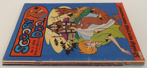 Scooby Doo 1978-1979 x 3 / Cirka VG